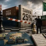 'O desenho cirúrgico da nova lista de sobretaxas revela a face mais nítida da realpolitik norte-americana e nos oferece um espelho de nossas próprias dependências', escreve Márcio Coimbra | Foto: Divulgação/Oeste | Imagem criada com o auxílio de inteligência artificial