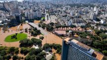 Imagem de enchente no Rio Grande do Sul: produtores rurais ainda sofrem com a destruição de 2024 | Foto: Gustavo Mansur/ Palácio Piratini
