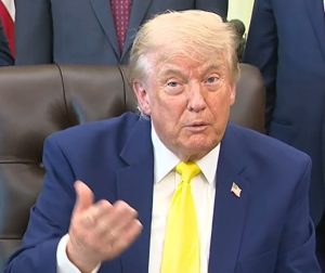 O presidente dos EUA, Donald Trump: resposta aos deputados | Foto: Reprodução/X