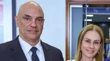 O ministro do STF Alexandre de Moraes e sua mulher, a advogada Viviane Barci | Foto: Ricardo Stuckert/PR