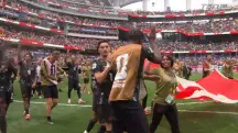 Seleção do Canadá comemora vitória contra a África do Sul / Foto: Reprodução/Redes sociais