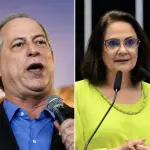 Ciro Gomes (PSDB) e Damares Alves (Republicanos-DF) | Foto: Reprodução/Agência Brasil