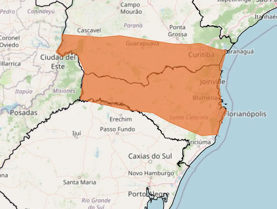 Inmet tempestade