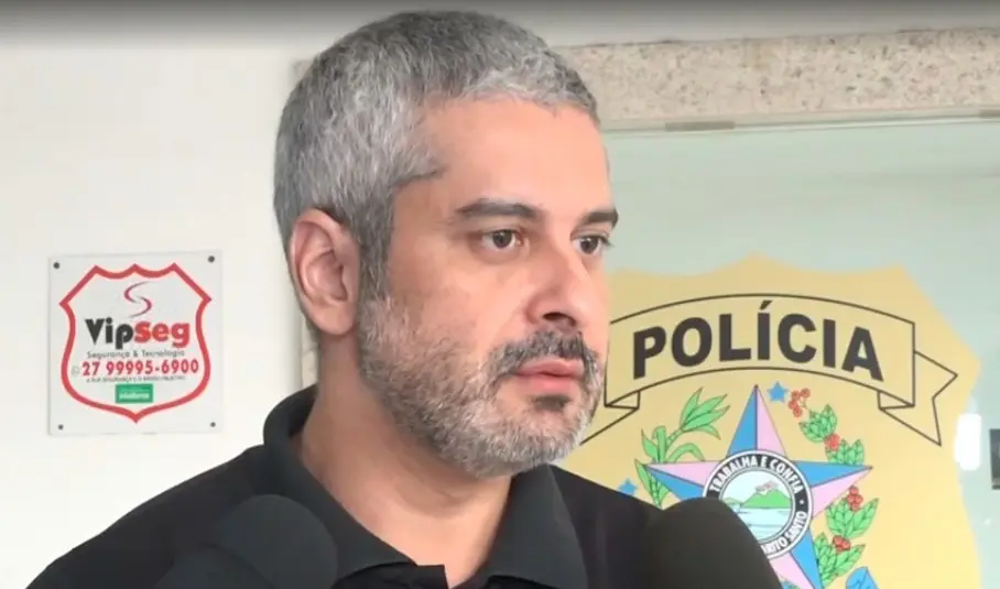 Brenno Andrade, delegado do setor de crimes cibernéticos da Polícia Civil do Espírito Santo | Foto: Reprodução/TV Globo