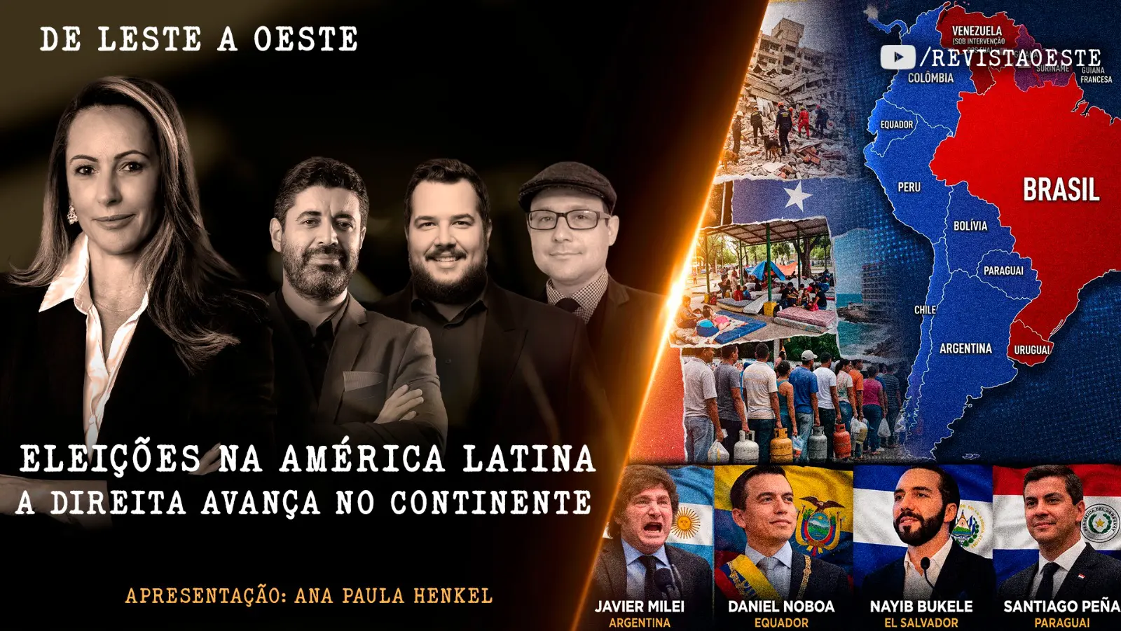 O De Leste a Oeste, com Ana Paula Henkel é transmitido às sextas-feiras, a partir das 20h30 | Foto: Divulgação/Oeste
