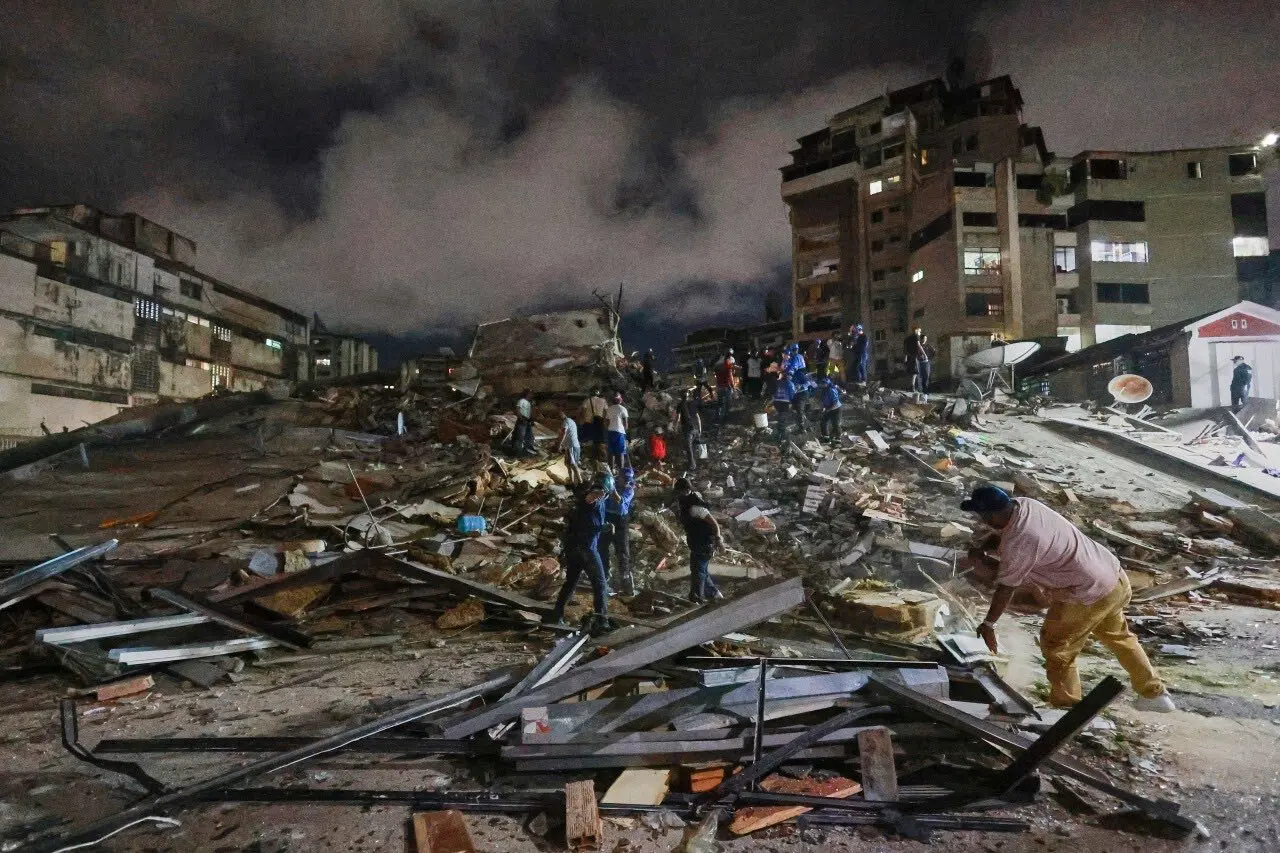 Destruição causada por terremotos na Venezuela / Foto: Reprodução/Redes sociais