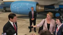 O secretário de Estado dos EUA, Marco Rubio, durante atendimento à imprensa | Foto: Reprodução/X