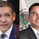 À esquerda, o ministro Kassio Nunes Marques; à direita, o senador Flávio Bolsonaro | Fotos: Reprodução/Wikimedia Commons