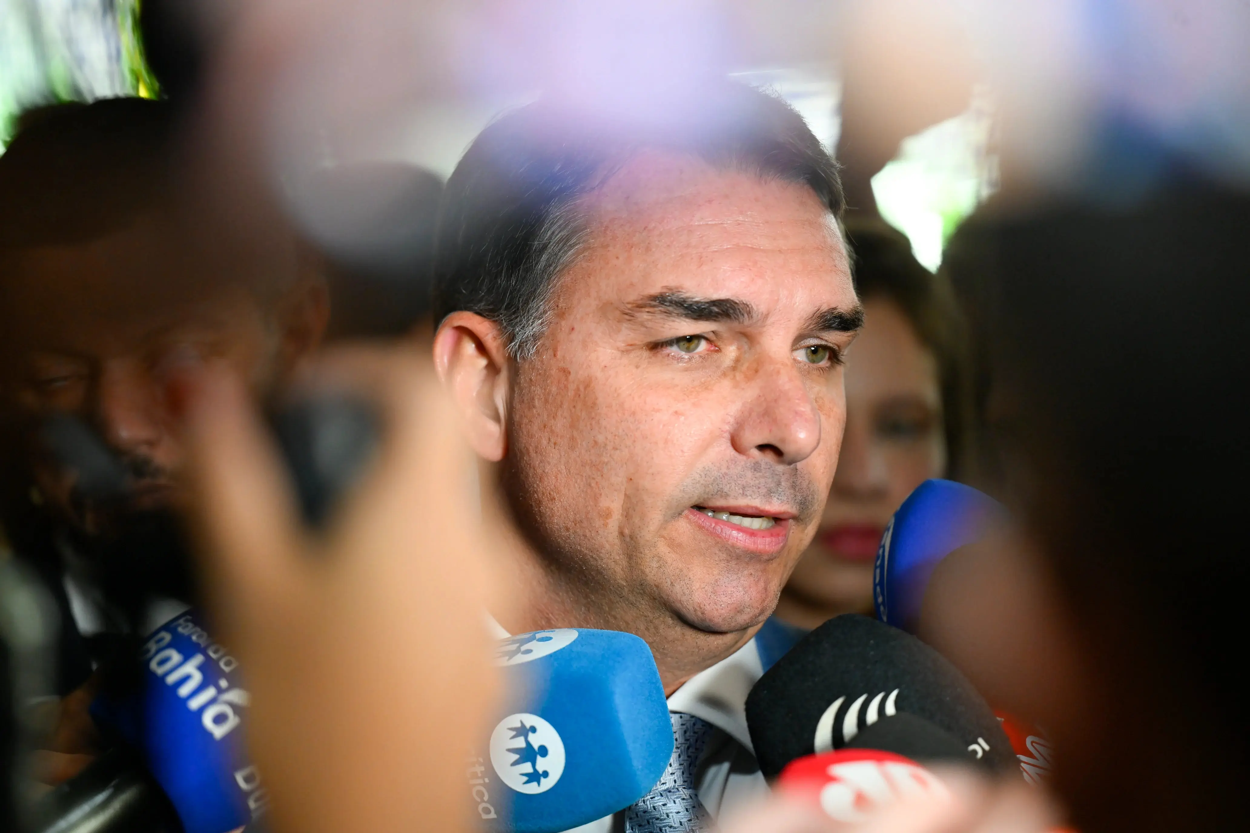 O senador e pré-candidato do PL, Flávio Bolsonaro | Foto: Andressa Anholete/Agência Senado