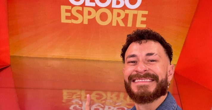 O apresentador Fred Bruno, do Globo Esporte / Foto: Divulgação/Globo