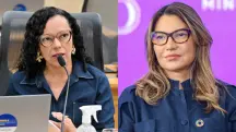 A deputada petista Divaneide Basílio e a primeira-dama Janja da Silva | Foto: Reprodução/Redes sociais