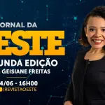 O Jornal da Oeste, Segunda Edição é transmitido de segunda a sexta, das 16h às 17h45 | Foto: Divulgação/Oeste