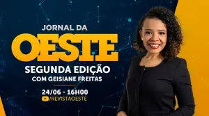 O Jornal da Oeste, Segunda Edição é transmitido de segunda a sexta, das 16h às 17h45 | Foto: Divulgação/Oeste