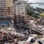 Escombros em La Guaira, na região litorânea da Venezuela | Foto: Reprodução/X