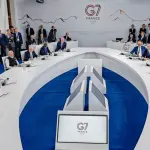 Líderes do G7 em reunião da França | Foto: Reprodução