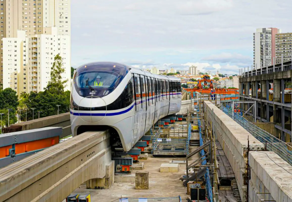 Trem da Linha 17 está em testes | Foto: Divulgação
