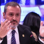 O diretor-geral da Polícia Federal, Andrei Rodrigues, durante audiência na Câmara dos Deputados | Foto: Lula Marques/Agência Brasil