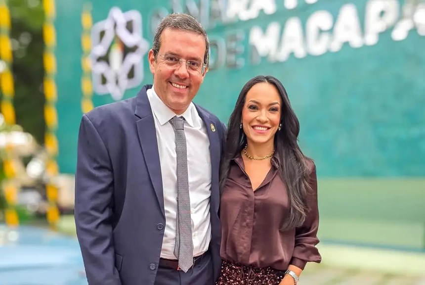 o casal antônio e rayssa furlan - amapá