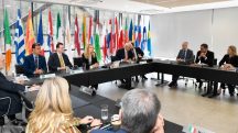 Encontro foi reunião organizado pelo senador Nelsinho Trad na Delegação da UE, em Brasília | Foto: Divulgação/Nelsinho Trad