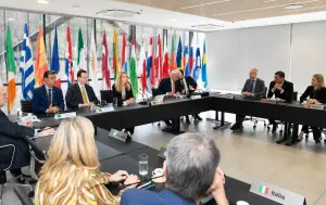 Encontro foi reunião organizado pelo senador Nelsinho Trad na Delegação da UE, em Brasília | Foto: Divulgação/Nelsinho Trad