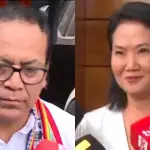 O esquerdista Roberto Sánchez e a conservadora Keiko Fujimori | Foto: Montagem sobre reprodução/Redes sociais