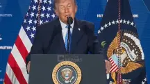 O presidente dos EUA, Donald Trump: resposta a descumprimento de acordo | Foto: Reprodução/X