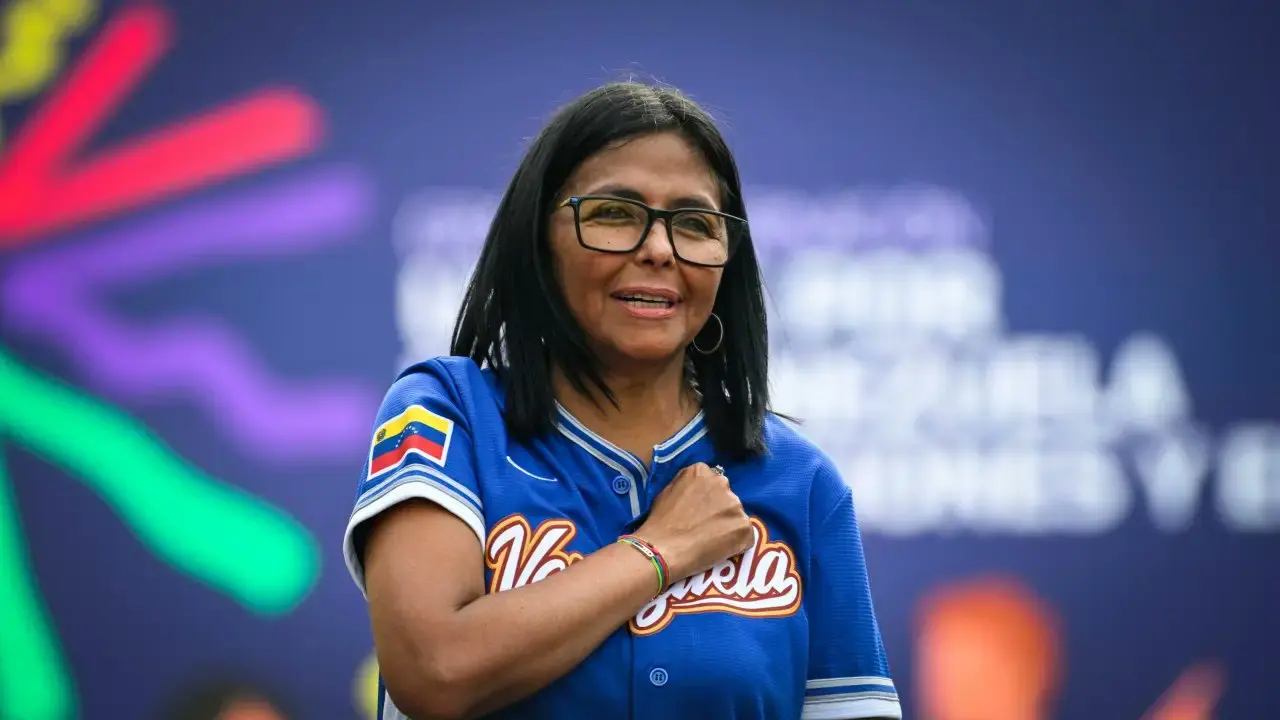 Delcy Rodrígues, sucessora do ditador Nicolás Maduro: vaias da população | Foto: Reprodução/X