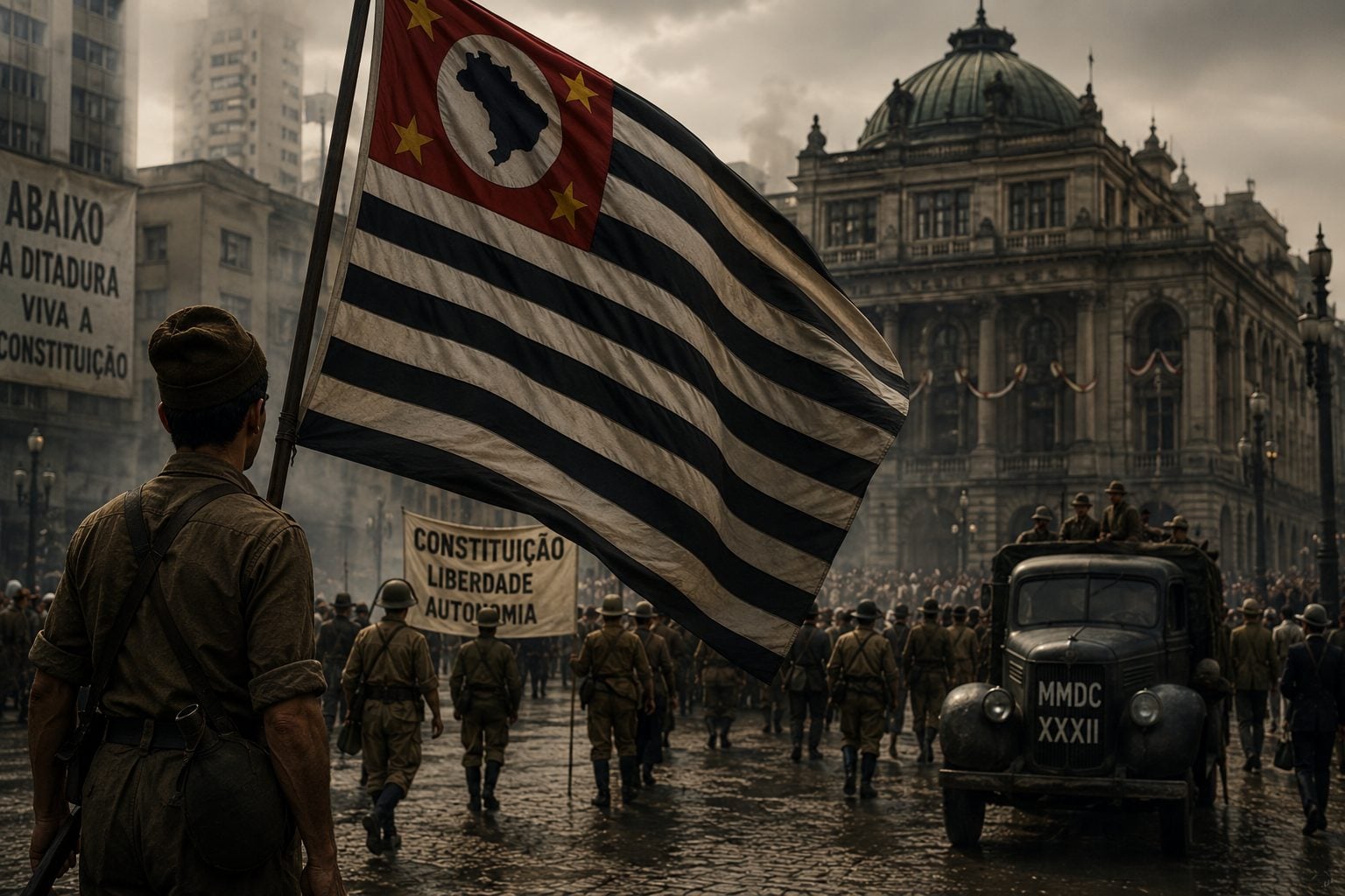 Revolução Constitucionalista de 1932 questionou concentração de poder federal