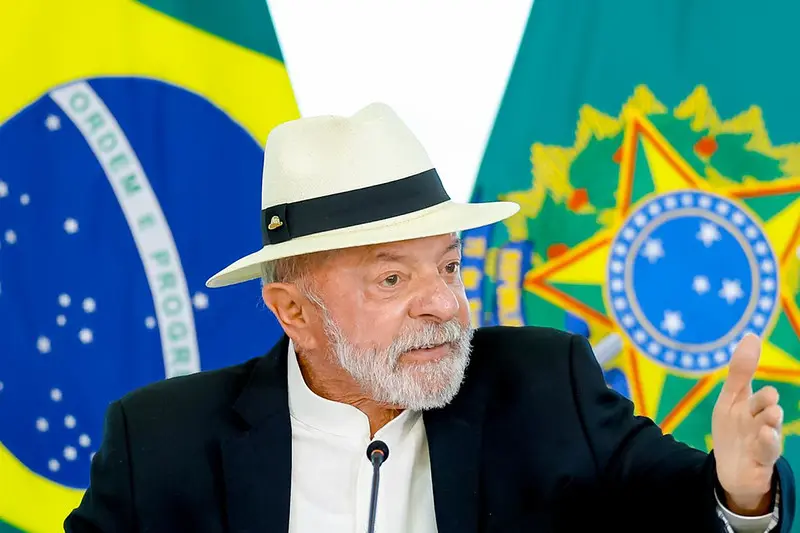 O presidente Luiz Inácio Lula da Silva