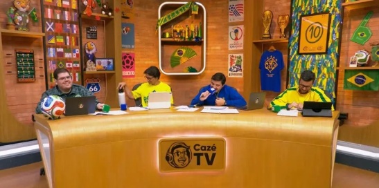 CazéTV transmitirá final da Copa nos cinemas em 6 Estados e no DF