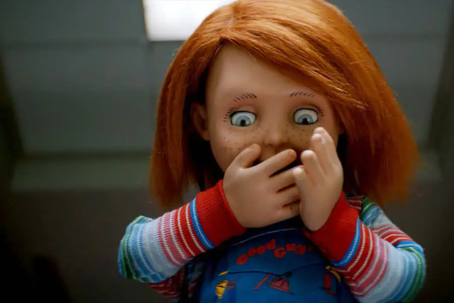 O boneco Chucky é um dos personagens mais conhecidos do cinema de terror e protagonista da franquia <i>Brinquedo Assassino</i> | Foto: Brendan Meadows/SYFY