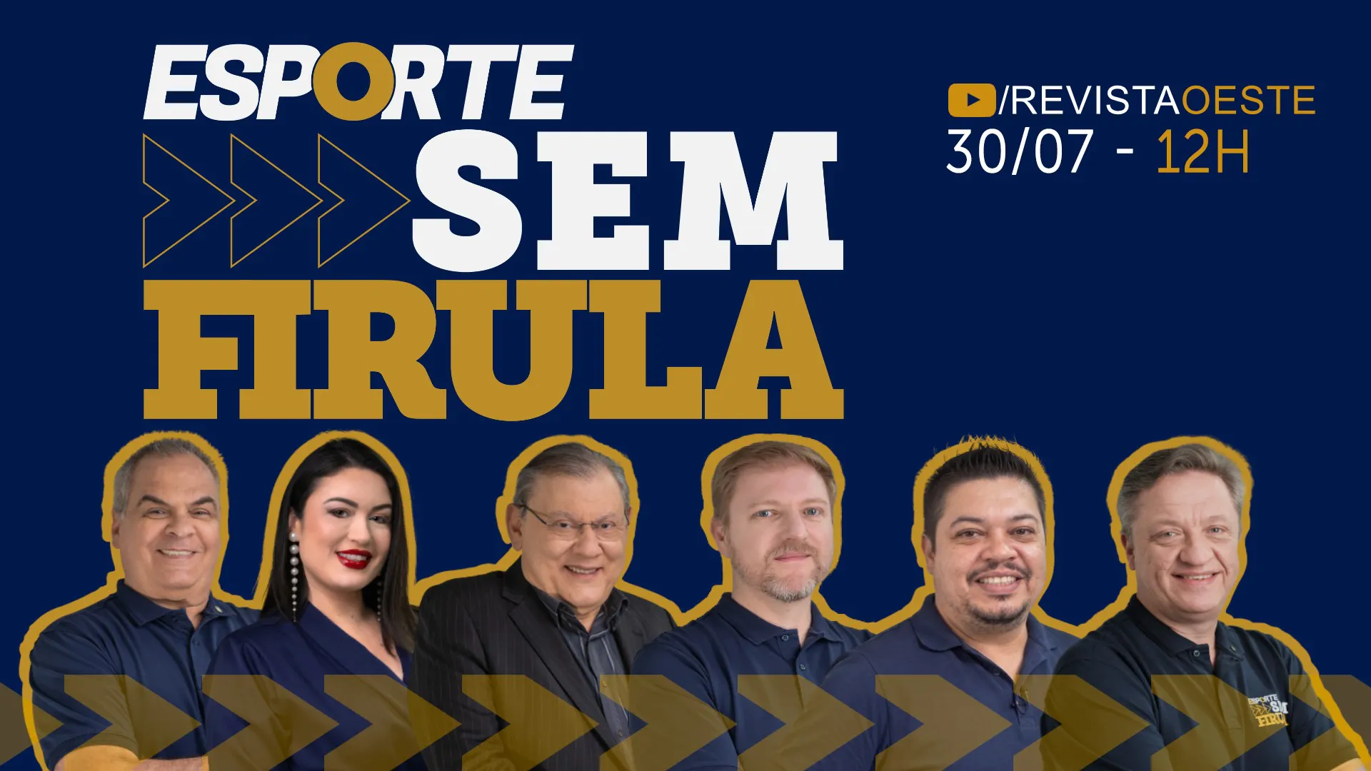 O Esporte sem Firula é transmitido de segunda a sexta-feira, das 12h às 14h | Foto: Divulgação/Oeste