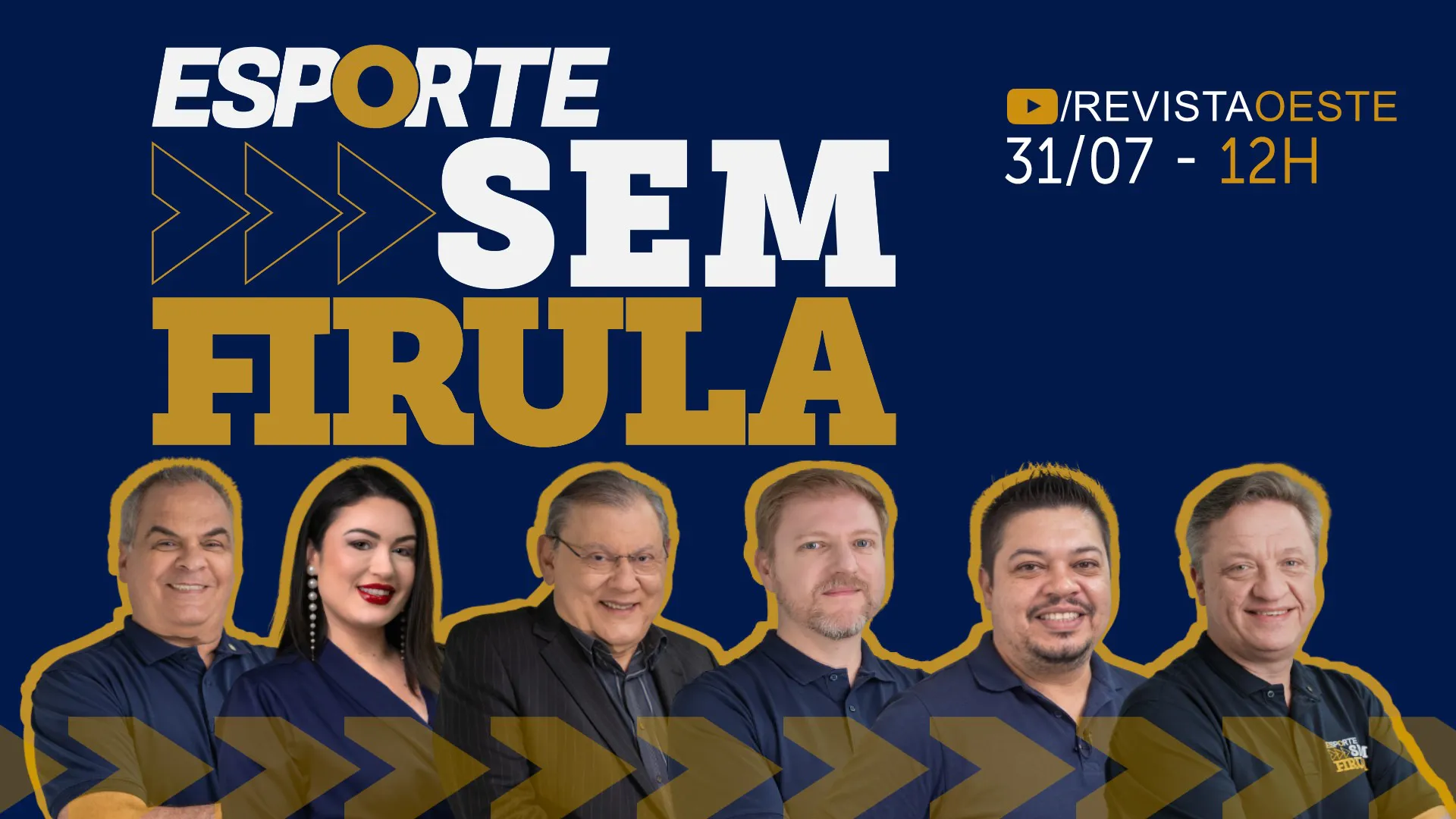 O Esporte sem Firula é transmitido de segunda a sexta-feira, das 12h às 14h | Foto: Divulgação/Oeste