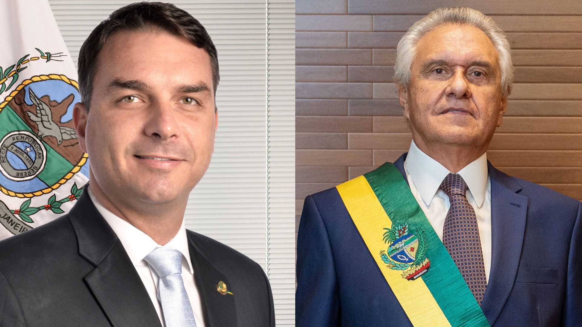 Flávio Bolsonaro e Ronaldo Caiado oficializam candidaturas em convenções