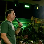 Flávio Bolsonaro participa de evento do PL no Ceará | Foto: YouTube/Divulgação