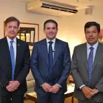 Motta e os deputados Mendonça Filho (PL-PE) e Aluisio Mendes (Republicanos-MA) | Foto: Reprodução/ X