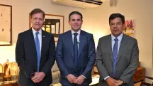 Motta e os deputados Mendonça Filho (PL-PE) e Aluisio Mendes (Republicanos-MA) | Foto: Reprodução/ X