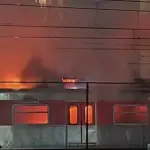 Incêndio em trem em São Paulo SP