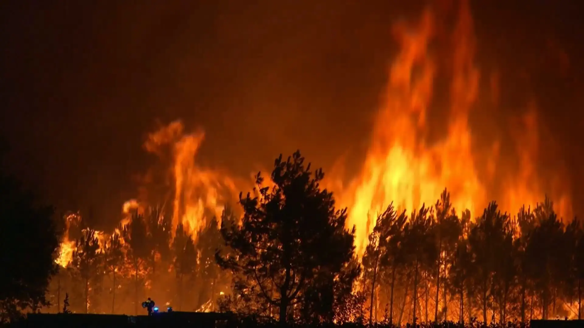 Incêndio florestal obriga retirada de mais de 10 mil pessoas no sudoeste da França