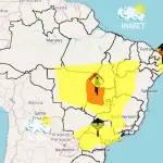 Inmet alerta para perigo de baixa umidade e chuvas intensas 3