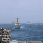 navios dos eua - estreito de ormuz - irã