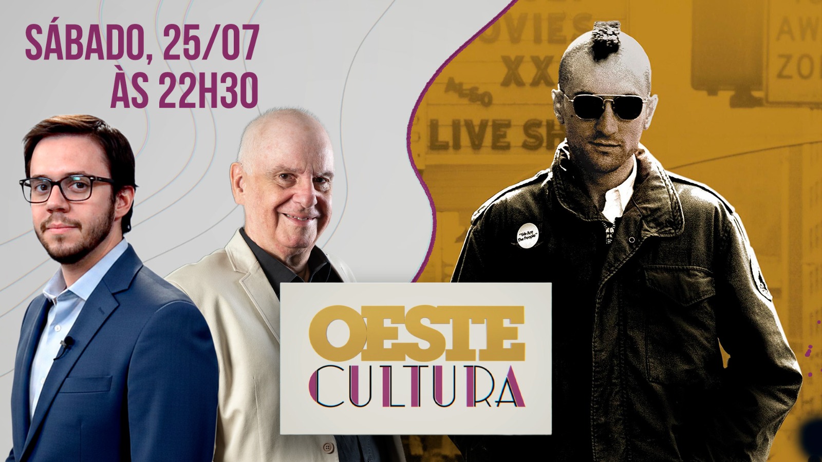 Programa de cultura aborda 50 anos do filme 'Taxi Driver'