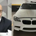 “Careca do INSS” e um dos veículos apreendidos pela Polícia Federal nesta terça-feira, 21, no Distrito Federal | Foto: Montagem sobre reprodução/Redes sociais