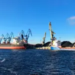 Porto de Vysotsk, na região de Leningrado, na Rússia | Foto: Port Visotsky/Divulgação