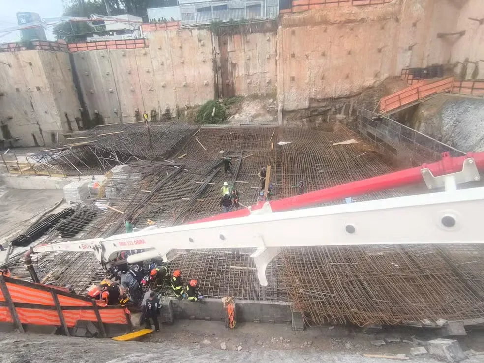 Soldador morre após desabamento em obra de prédio de luxo no Morumbi, na Zona Oeste de SP