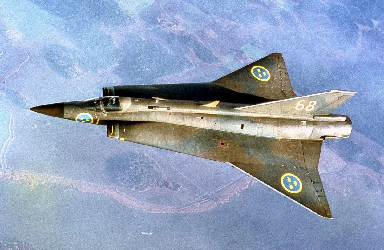 Um Saab 35 Draken | Foto: Reprodução/Wikipedia