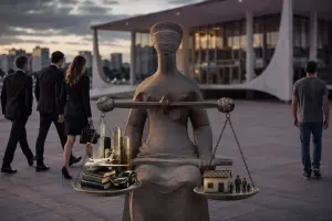 'O filho de Nunes Marques é somente mais um caso impressionante dentre outros da genética especial de ministros do Supremo', escreve Mario Sabino | Foto: Divulgação/Oeste | Imagem criada com o auxílio de inteligência artificial