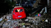 Temporais na madrugada desta quinta-feira, 24, provocaram destruição em várias partes de Ribeirão Preto, interior paulista | Foto: Reprodução/X