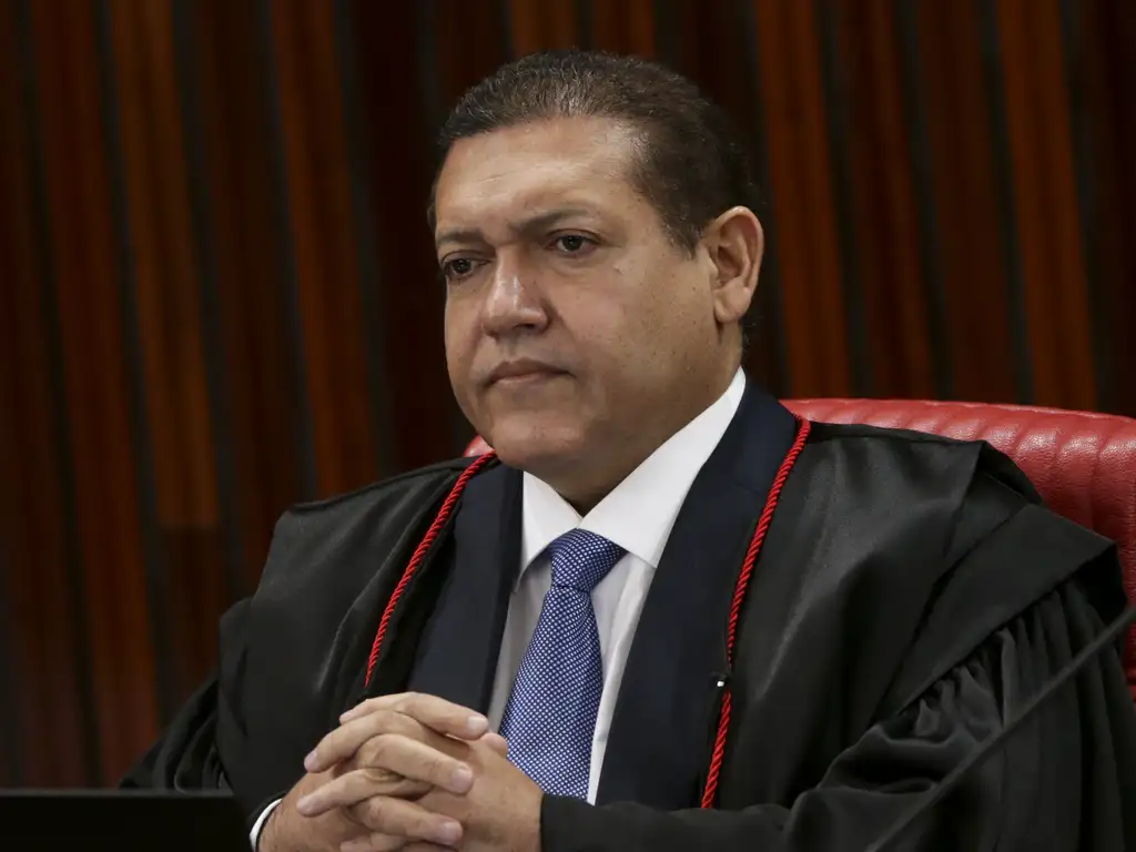 O ministro Kássio Nunes Marques durante sessão no STF | Foto: Marcelo Camargo/Agência Brasil