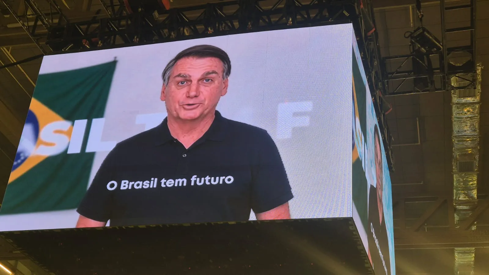 Vídeo de inteligência artificial simula fala de Jair Bolsonaro em convenção do PL